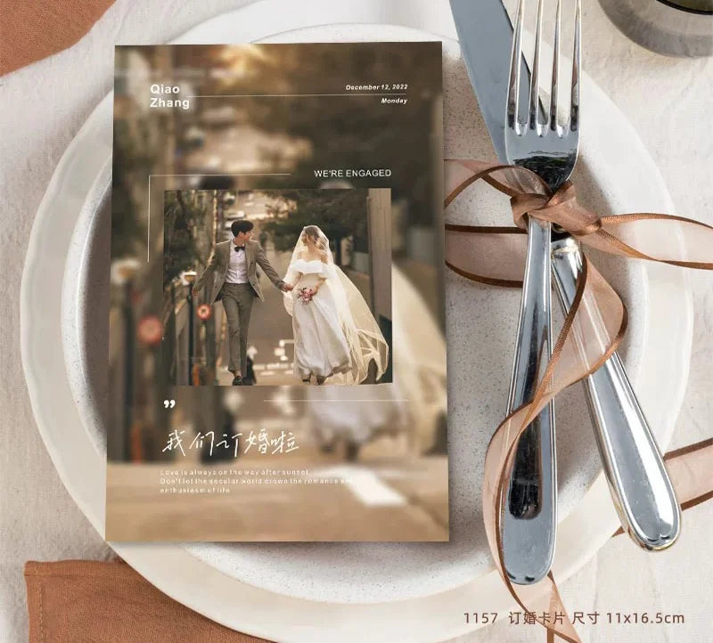 Custom Thank You Card Personalized Business Logo Design Print Wedding Invitation Photo Postcard Happy Birthday Gift Decoration
