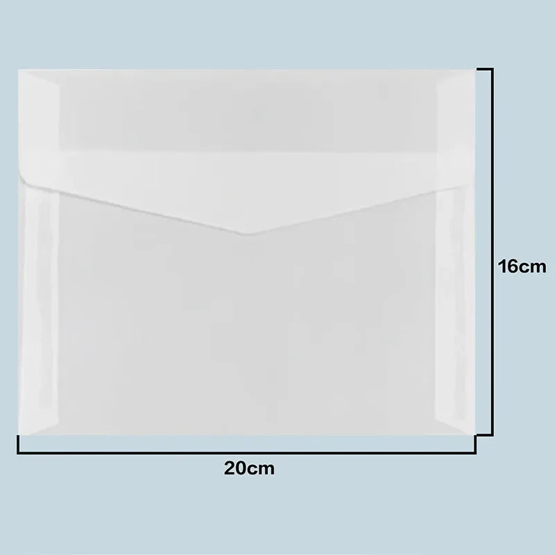 50pcs/lot Translucent Envelopes European Sulfuric Acid Paper Envelope for Wedding Invitation Business Supplies Giftbox Storage