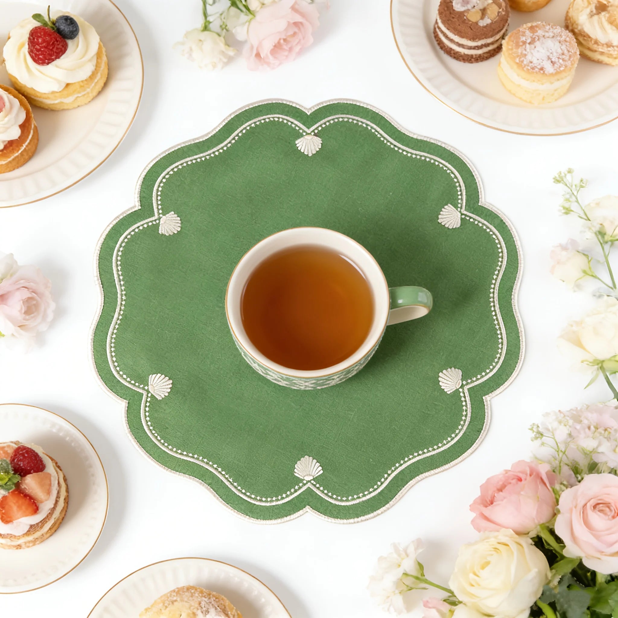 1PC Various Thick Embroidered Cloth Napkins Suitable for Home Weddings and Parties Reusable Customization