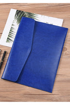 A6 A5 A4 Leather File Folder Data Package Document Bag Fashion Briefcase Data Contract Bill File Bag School Office Supplies