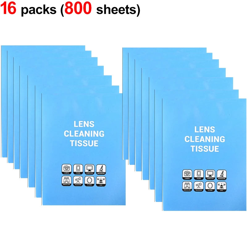 Lens Cleaning Tissue Paper Lens Cleaner Papers Tissue for Microscope Camera Len Glasses Computer Screens Electronic Screens