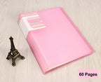 Transparent PVC Bag A5 Display Book Multi Pocket File Folder For A5 Document Organizer Paper Storage Clear File A5 Folder