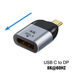 USB Type C To HDMI-Compatible 8K USB C to DP DisplayPort miniDP 4K VGA Adapter For Laptop MacBook TV Box PS5 Switch iPad Galaxy