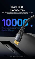 Vention 90° Angled HDMI 2.0 Cable 4K60Hz Ultra HD High-Speed Cord for Xiaomi TV Monitor Laptop PS5 Xbox PC HDR Video HDMI Cable