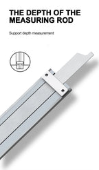Vernier Calipers 0-150/200mm 0.02mm High Precision Anti-vibration Pachometer Dial Caliper Metal Gauge Ruler Depth Measuring Tool