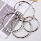 1-10PCS Binder Rings Loose Leaf Metal Book Ring Album Scrapbook Binders Craft Photo Organizer Keychain For Home Office