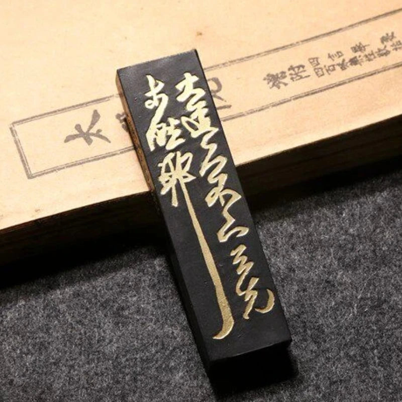 Chinese Sumi Ink Stick Solid Ink Stick Calligraphy Artist Painting Watercolor Fabric Paint Ink Block Chinese Painting Ink Stick