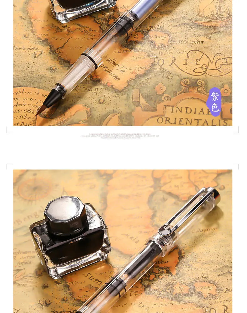 9 Color Piston Brushes Calligraphy Brushes Watercolor Brushes Paint Pen Stationery Art Schoo Supplies for Chinese Painting