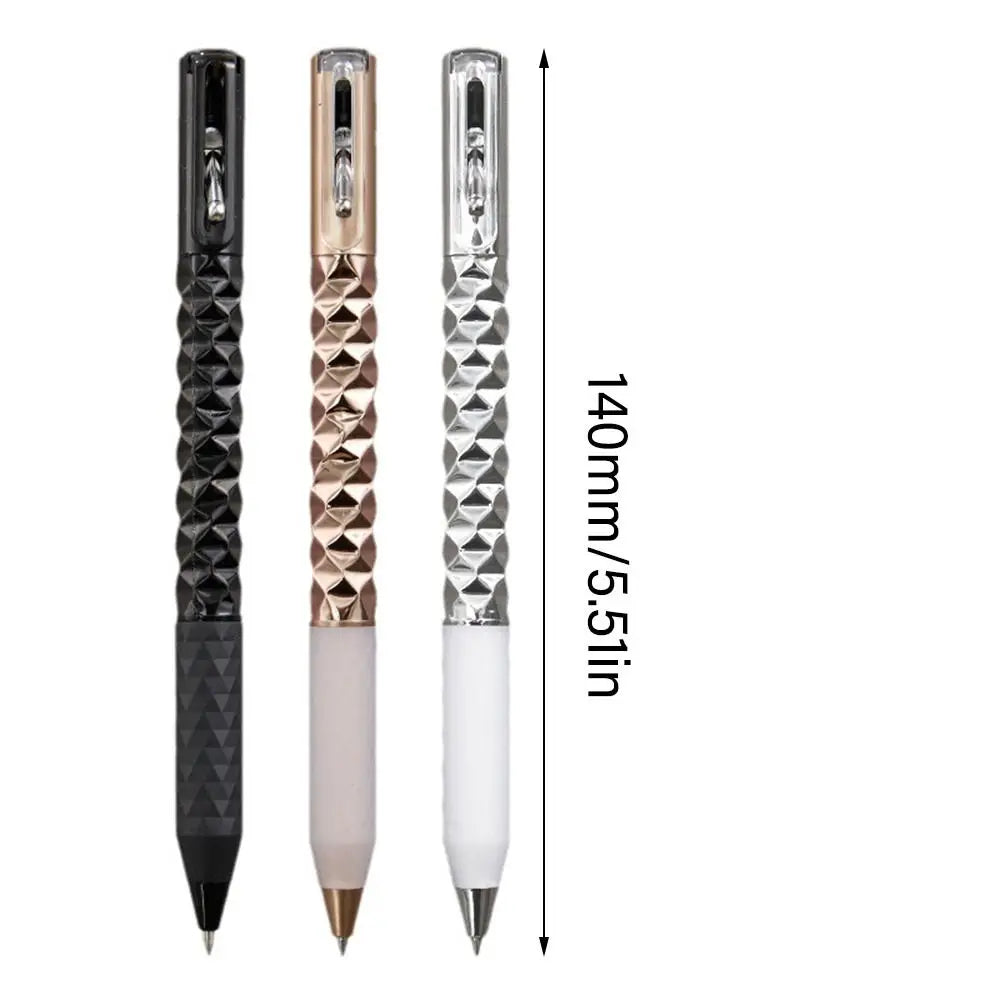 Metal Geometric Deformation Neutral Pen Decompression Intersting Shape Change Gel Pen Student Writing Anamorphic Pen Gift