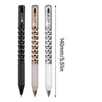 Metal Geometric Deformation Neutral Pen Decompression Intersting Shape Change Gel Pen Student Writing Anamorphic Pen Gift