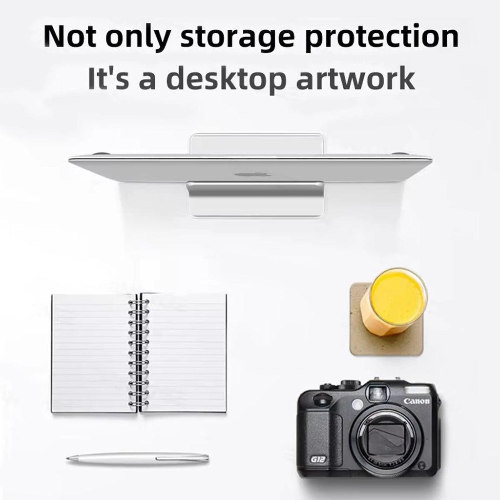 Vertical Laptop Stand Holder Foldable Aluminum Notebook Stand Laptop Tablet Stand Support For Macbook Air Pro PC 13-17 inch