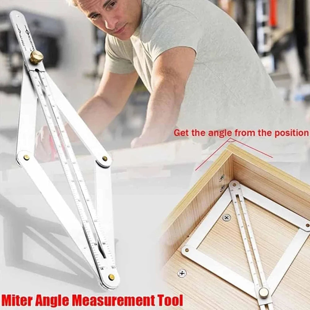 Aluminum Alloy Angle Protractor,Corner Angle Measuring Finder Tool,Protractor Angle Finder Woodworking Measuring Tool