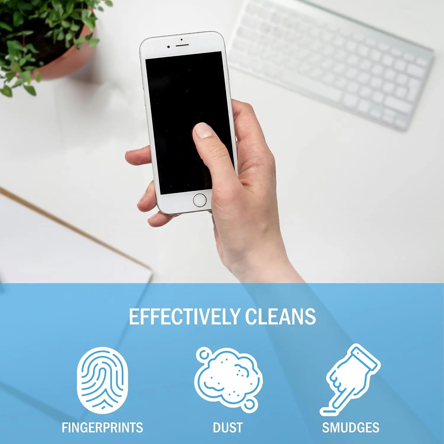 Screen Cleaner Spray & Cloth Kit - Safe for LED, LCD, OLED TVs, Monitors, Laptops & Car Displays - Streak-Free Cleaning Solution