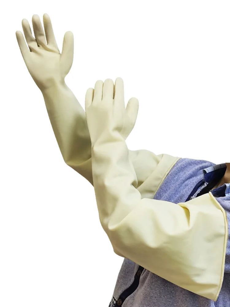Durable Long Kitchen Clean Tools Waterproof For Washing Acid and Alkali Resistant Industrial Non-Toxic Latex Gloves