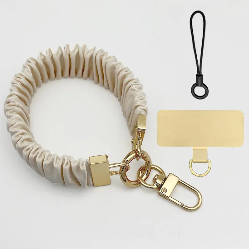 Mobile Phone Lanyard Cloth Anti-lost Mobile Phone Chain Women's Phone Lanyard High-grade Wrist Bracelet for Women Decoration
