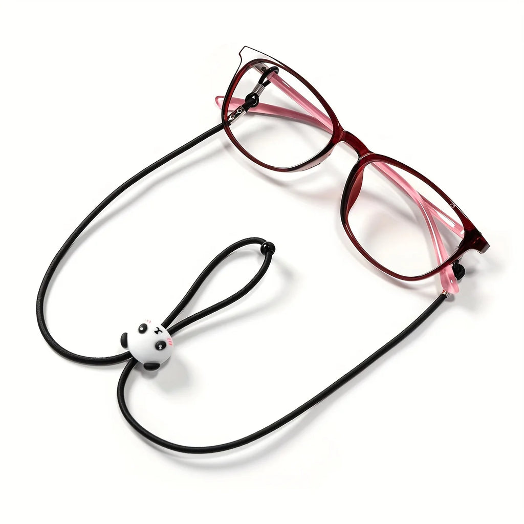 Cute cartoon Glasses Rope, Adjustable Elastic anti Slip Rope Chain, Can Be Given as a Gift, anti Loss Fixed Glasses Accessories