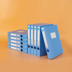 10pcs A4 Colorful File Boxes - Durable Thick Plastic Document Organizers for Contracts, Accounting Receipts & Office Supplies
