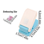 New Stamp Shape Embossing Machine DIY Handmade Embosser Crafts and Scrapbooking Tool Stamp Border Embossing Punching Machine