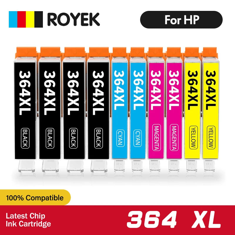 364XL Ink Cartridge For HP 364 HP364 XL Compatible Photosmart 5510 5515 6510 B010 B109 B209 Deskjet 3070A Printer