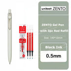 uniball ZENTO Standard 0.38/0.5mm Gel Pens,Water-Based Smooth Writing Roller Ball Pens Fit for a variety of occasions Stationery