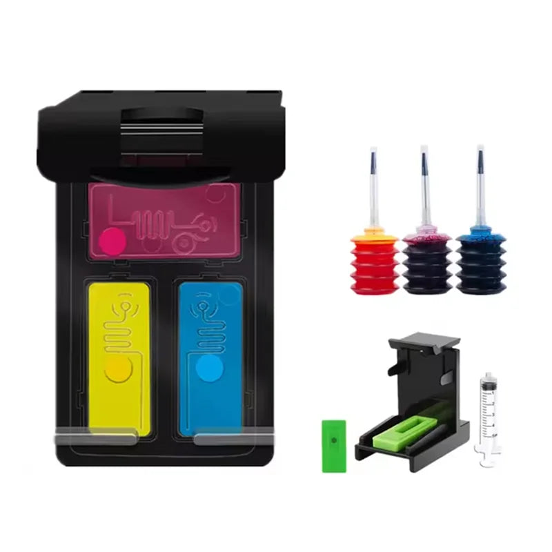 Refillable Ink Cartridge for Canon PG575 CL576 575 576 XL PG-575XL CL-576XL PIXMA TS3550i TS3551i TR4750i TR4751i InkJet Printer