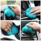 Car Cleaning Gel - Magic Dust Remover for Auto Interior & Keyboard, Reusable Slime Mud for Detailing Tools （blue/pink）