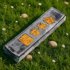 Beginner Friendly Chinese Calligraphy Ink Stone Handcrafted Natural Stone with Even Grinding Surface Suitable for Ink Stick Use