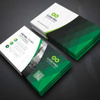 500pcs Free Design, Customized 300gms Logo Printing Business Card, Double-Sided and Full Color Printing, Round