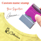 Customized Name ink Stamp self inking seals Personal Baby Waterproof Non-fading Kindergarten Name Seal New student teacher gift
