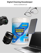50PCS/Box Soft Anti-static Cleaning Wipes Wet Tissues For Computer Laptop LCD Monitor TV Mobile Phone Screen Digital Products