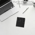 30pcs Index Card Dividers Black Pp Material For Organizing Documents Study Materials Recipes Alphabet Tabs Space Saving