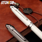 STONEGO Fashion Wallet Pen Short Paragraph Gift Travel Pocket Pen Mini Pocket Short Clip Metal RollerBall Pen Travel Pocket Pen