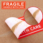 300/600pcs Fragile Stickers "Handle with Care" Packaging, Paper Labels for Safe Shipping Cartons Boxes, Moving,Glass Packages