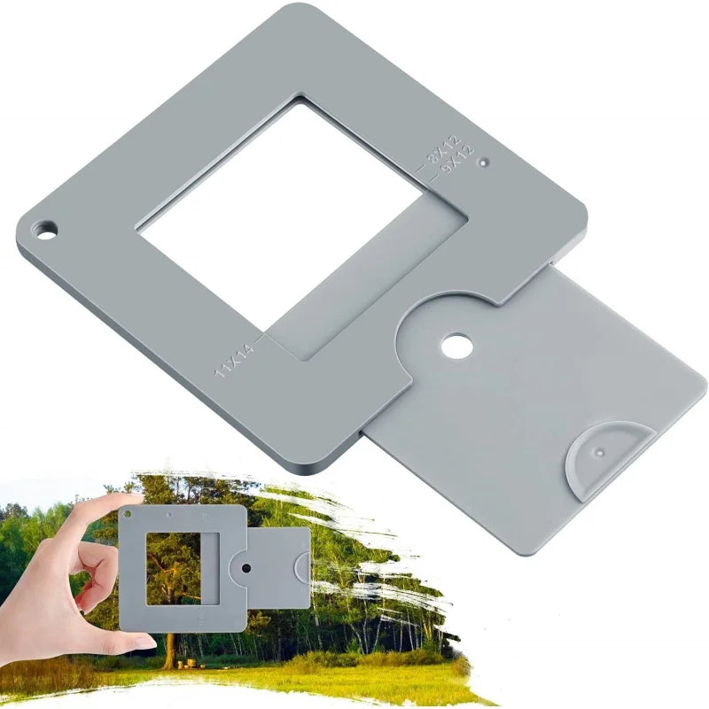 Portable Geometric Drawing Aid Viewfinder Math Drawing Set Vision Capturer Student Drawing Tool Math Teaching Aid