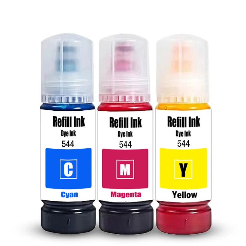 544 Dye Refill ink Premium quality Dye Ink for For Epson EcoTank L1210 L3110 L3150 L3210 L3250 L3251 L3260 L5290 Printer
