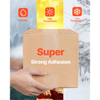 SucceBuy 1.5in Core 6 Rolls Clear Packing Tape with Dispenser 2.7 Mil Shipping Tape Designed for Moving Boxes Storage Mailing