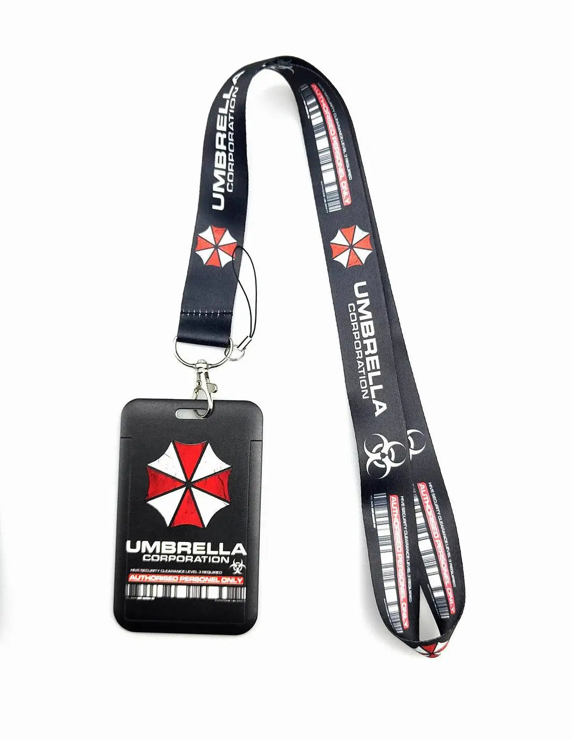 Game logo PVC Card Cover Student Campus Hanging Neck Bag Card Holder Lanyard ID Card Holders key chain