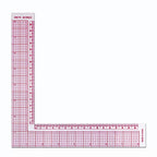 L-type ruler drawing supplies quilting ruler right-angle sewing accessories patchwork tools clothing cutting technology ruler