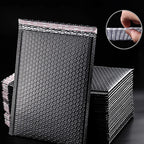 1/50Pcs Black Poly Bubble Mailers Padded Envelopes Self Seal Padded Envelopes Gift Bags Pink Packaging Envelope Bags for Book