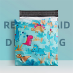 100PCS Poly Mailer Adhesive Envelope Shipping Bag DIY Garment T-shirt Dress Jacket Bra Christmas Toys Gift Packaging Pouches
