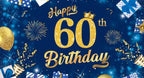 18th 30th 40th 50th 60th 70th Birthday Decorations Men Women Blue Birthday Happy Birthday  Plates Cup Tableware Anniversary