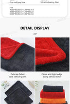 SEAMETAL Heavy-Duty Car Towel 1200GSM Super-Absorption Microfiber Drying Cloth Ultra-Soft Scratch-Free Car Detailing Towel