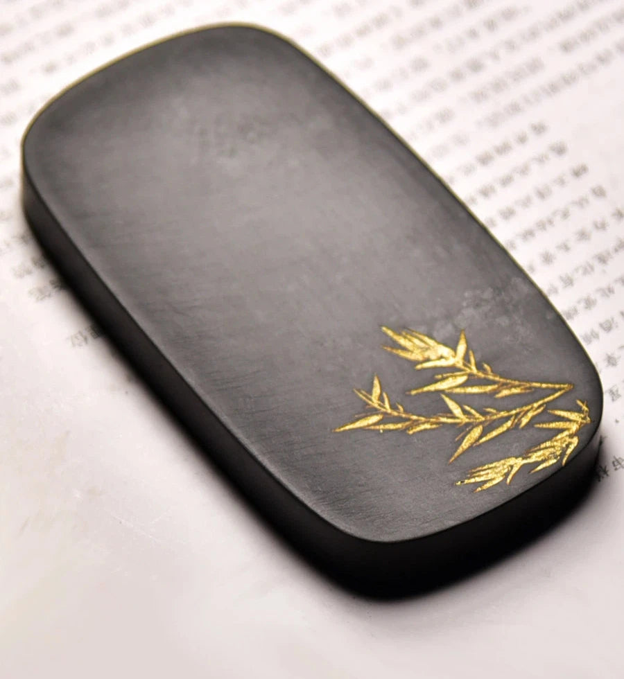 Natural Raw Stone Ink Stone Traditional Painting Calligraphy Writing Grinding Inkslab Chinese Style Vintage Desktop Ornaments