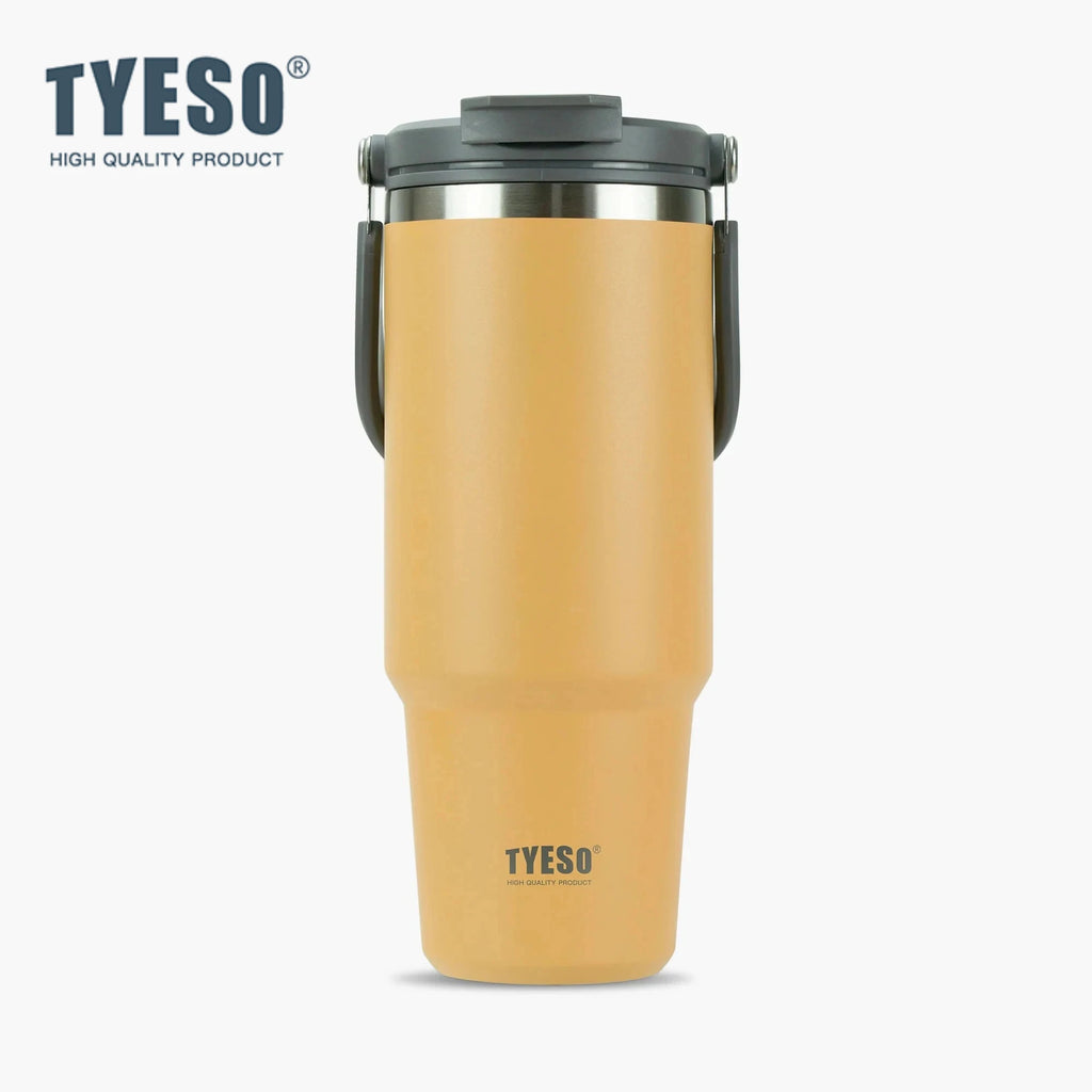 Tyeso 1200ML Vacuum Flasks Stainless Steel Coffee Cup Cold Hot Double-layer Insulated Tumbler Thermo Water Bottle Car Travel Mug