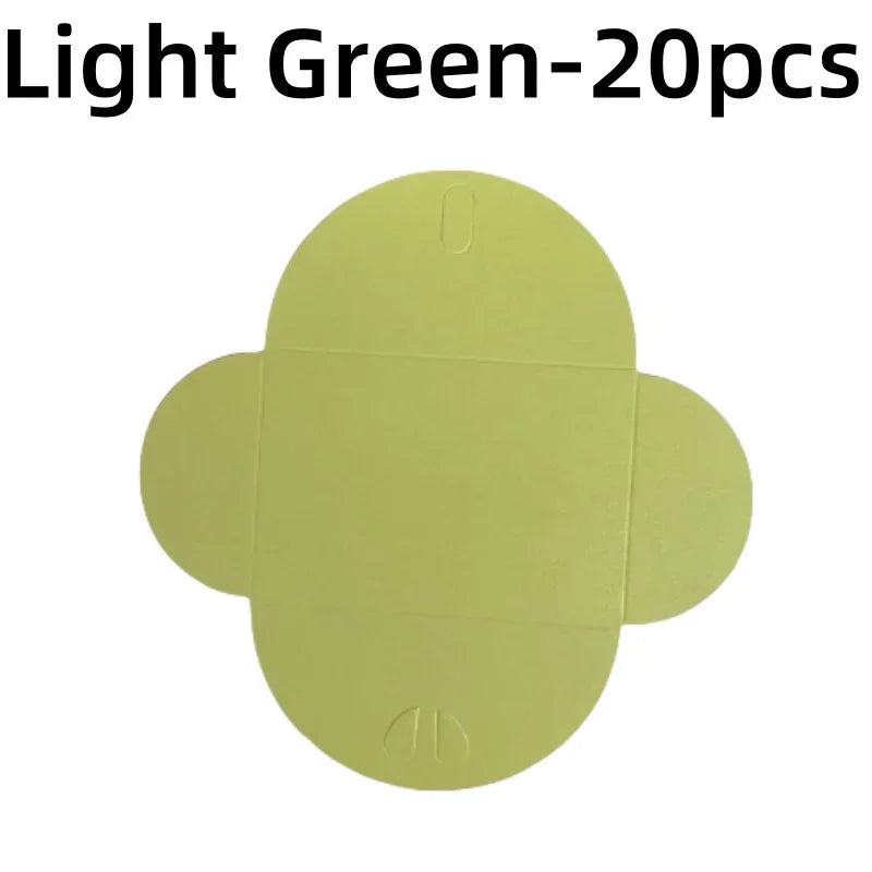20pcs Colored pearlescent Envelope Thick Cardboard Small Foldable DIY Paper Envelopes Self Locking Buckle Letter Gift Card Cover