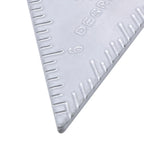 7 Inch Aluminium Alloy Triangle Ruler Measurement Tool Carpenter Set Square Angle Woodworking Try Square