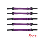 1/5pcs Change Size Sport Eyewear Strap Non Slip Anti Drop Fixer Glasses Cord Elastic Silicone Rope for Kid Adults Glasses Strap