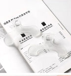 Transparent Plastic Book Clip Simple Reading Aid Fixed Book Holder Bookmarks Creative Design Practical Note Holder for Bookstore
