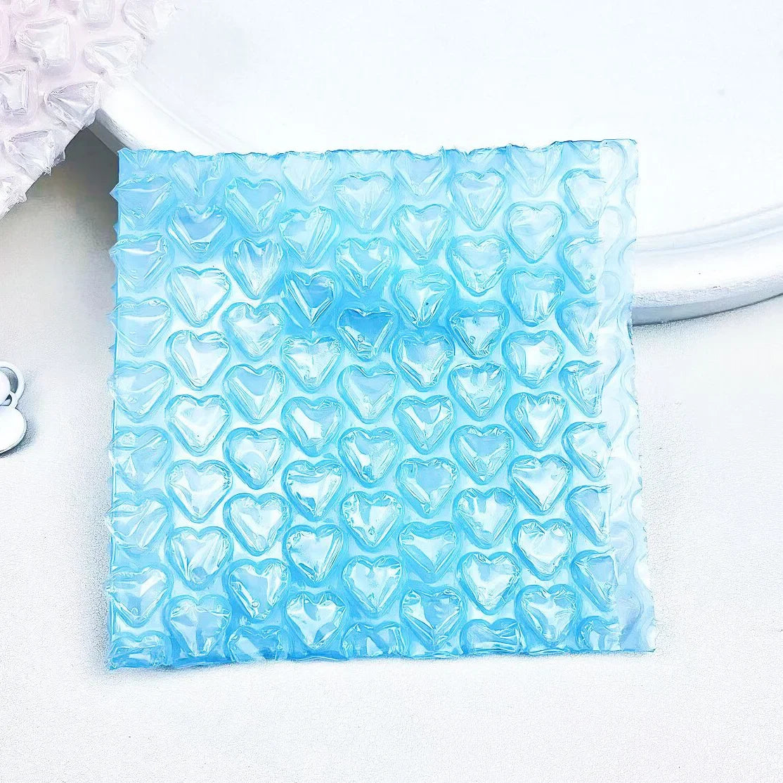 10pcs Love Heart Shaped Bubble Mailers Envelope Protective Wrap Plastic Shockproof Bag Foam Packing Bags