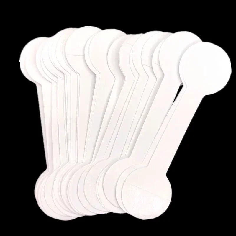 100Pcs Jewelry Price Tags Jewelry Tags Self Adhesive White Blank Price Tags for Necklace Earring Bracelet Price Rectangle Labels
